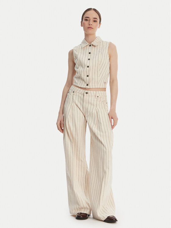 Guess Jeans Guess Jeans Джинси W6GA2U D7961 Écru Wide Leg