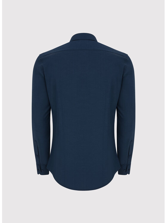 Pako Lorente Pako Lorente Koszula P25WF-1X-019 Granatowy Slim Fit
