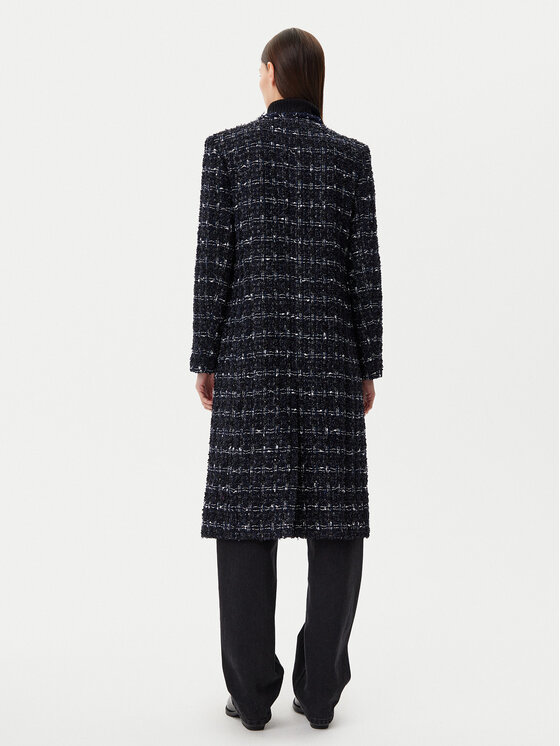 KARL LAGERFELD KARL LAGERFELD Prehodni plašč A1W15022 Mornarsko modra Regular Fit