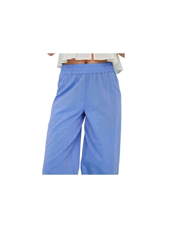 ONLY ONLY Pantaloni da donna Pantaloni donna onlpaula tulum emb pull Blu Regular Fit
