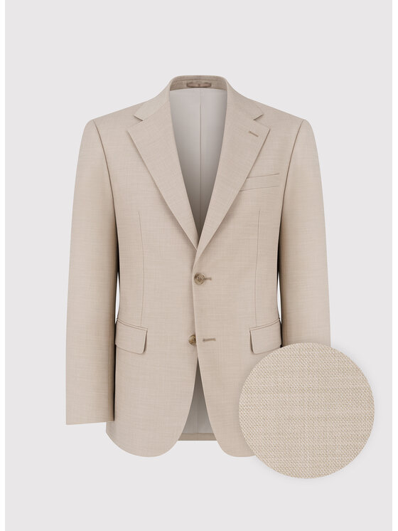 Pako Lorente Pako Lorente Marynarka P26SF-3G-011 Beżowy Slim Fit
