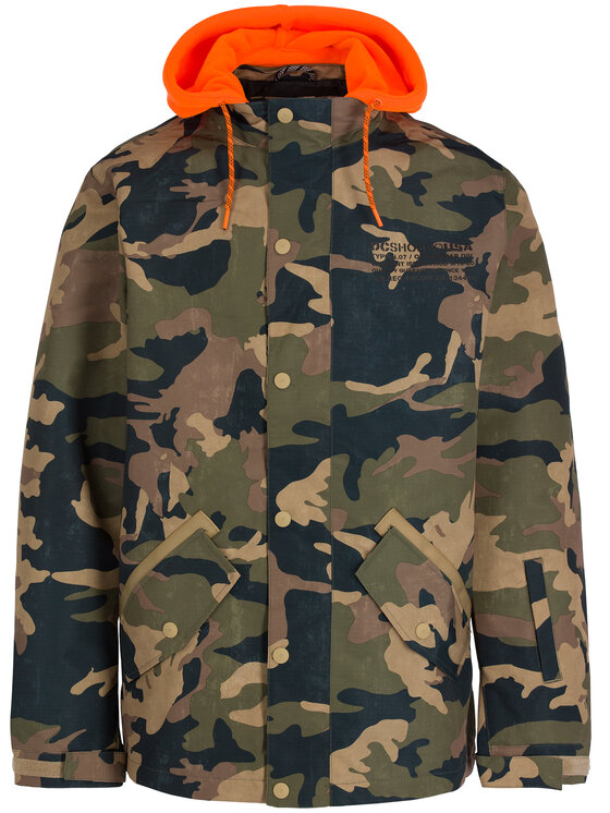 DC Jakna za snowboard EDYTJ03093 Zelena Regular Fit Modivo.si