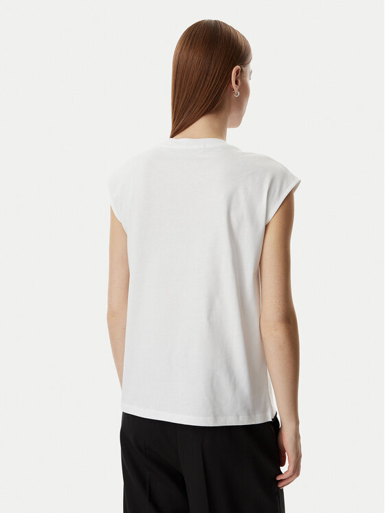 KARL LAGERFELD KARL LAGERFELD Tricou B2W17018 Alb Regular Fit
