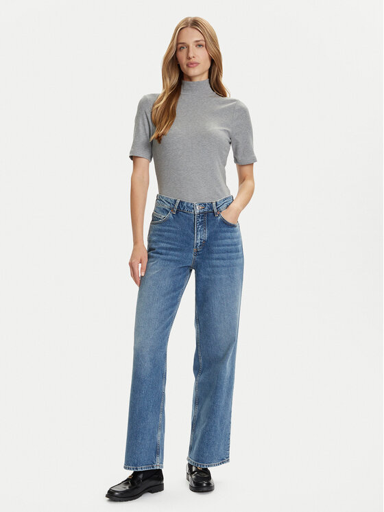 Marc O'Polo Marc O'Polo Dolcevita 508 2076 51177 Grigio Slim Fit