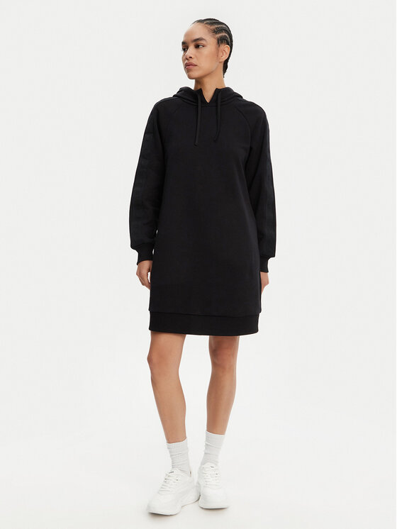 Armani Exchange Armani Exchange Trikotažinė suknelė XW000501 AF12804 UC001 Juoda Relaxed Fit