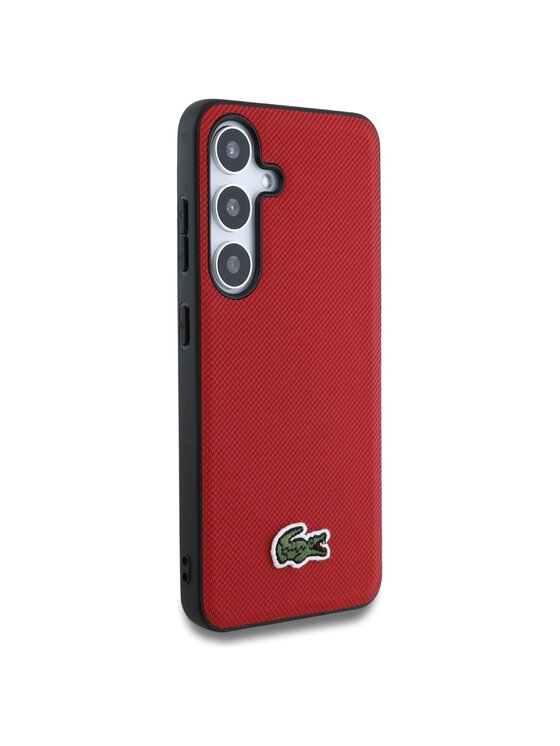 Lacoste Lacoste Etui na telefon Iconic Petit Pique Woven Logo Czerwony