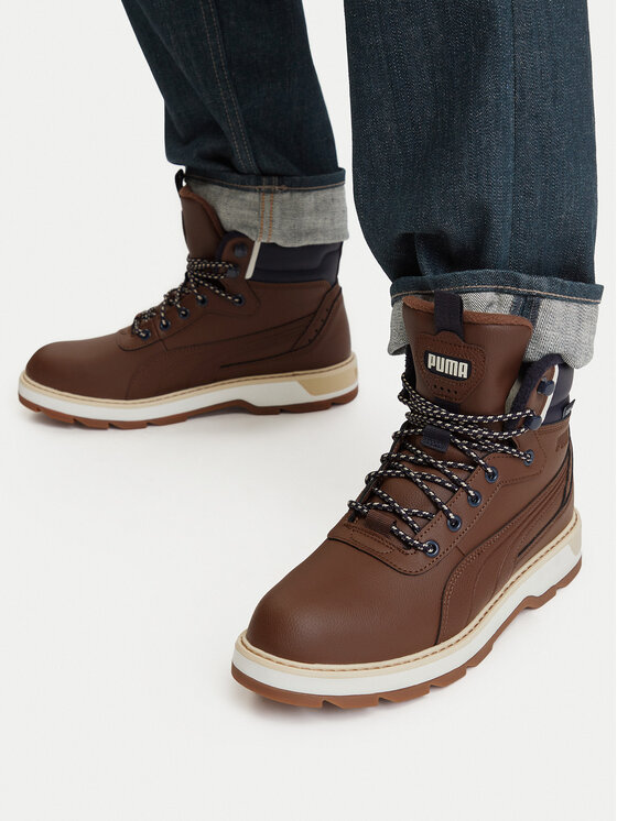 Puma Puma Trapery Desierto v3 Puretex 393928 Brązowy ciemny