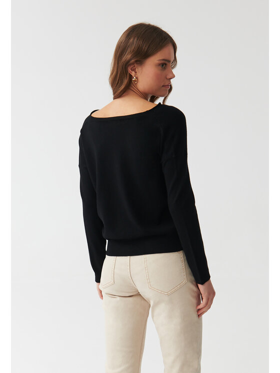 TATUUM TATUUM Sveter LIVO Čierna Classic Fit