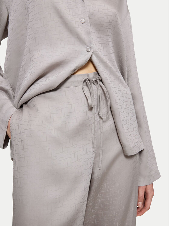 Triumph Triumph Pidžama hlače Silky Sensuality 10221174 Siva Relaxed Fit