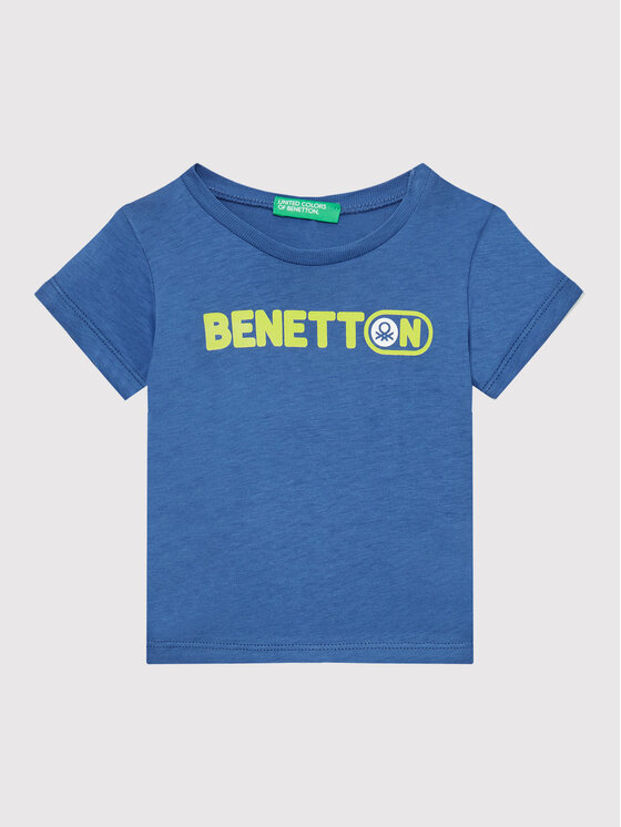 United Colors Of Benetton United Colors Of Benetton Tričko 3I1XG102N Modrá Regular Fit