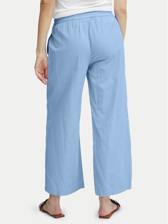 Fransa Fransa Hlače 20614576 Plava Relaxed Fit