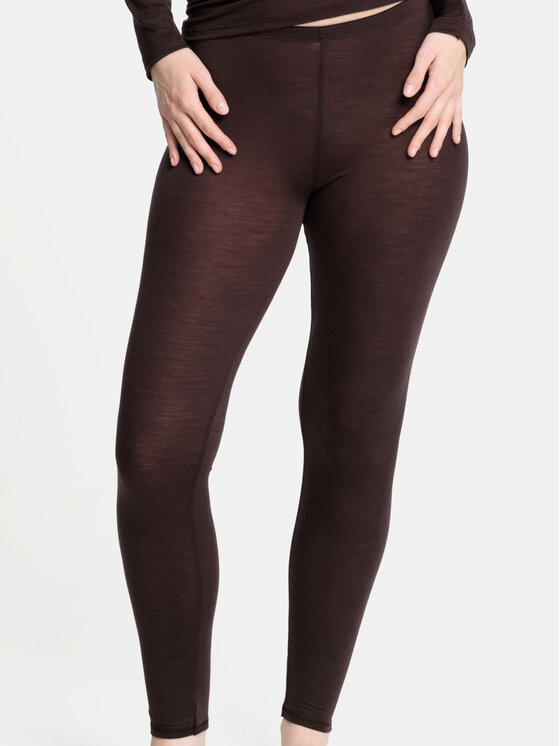 Sylvia Speidel Sylvia Speidel Legginsy 50346 Brązowy Slim Fit