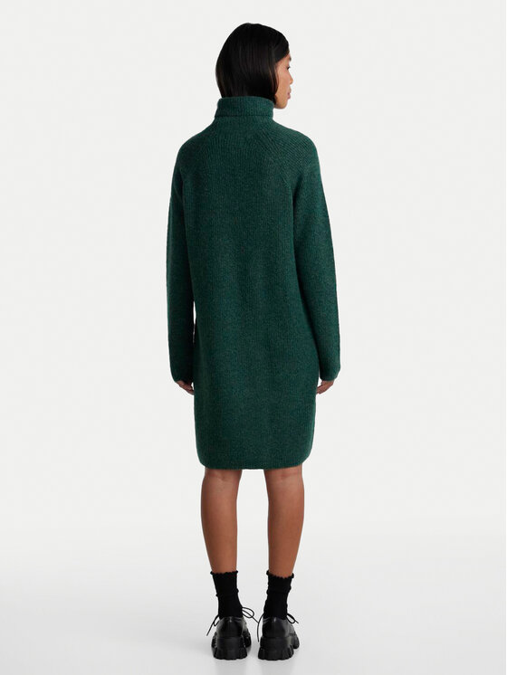 Pieces Pieces Трикотажна сукня Ellen 17119500 Зелений Regular Fit