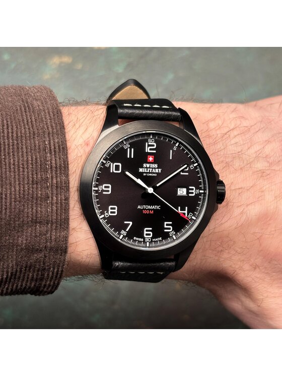 Swiss Military by Chrono Swiss Military by Chrono Hodinky SMA34077.04 Čierna