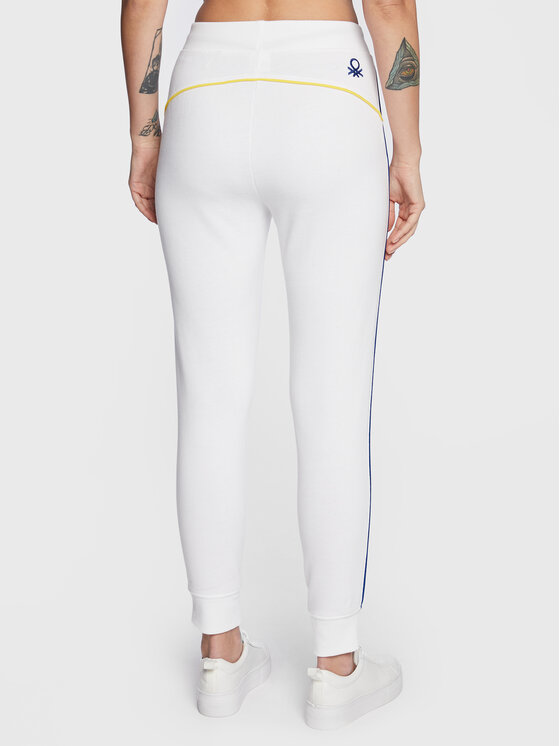 United Colors Of Benetton Pantaloni in maglia 102HDF00Z Grigio Wide Leg