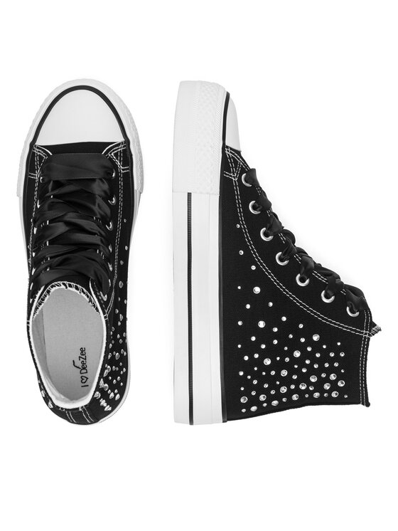 DeeZee DeeZee Trampki WFA2791-2 Czarny