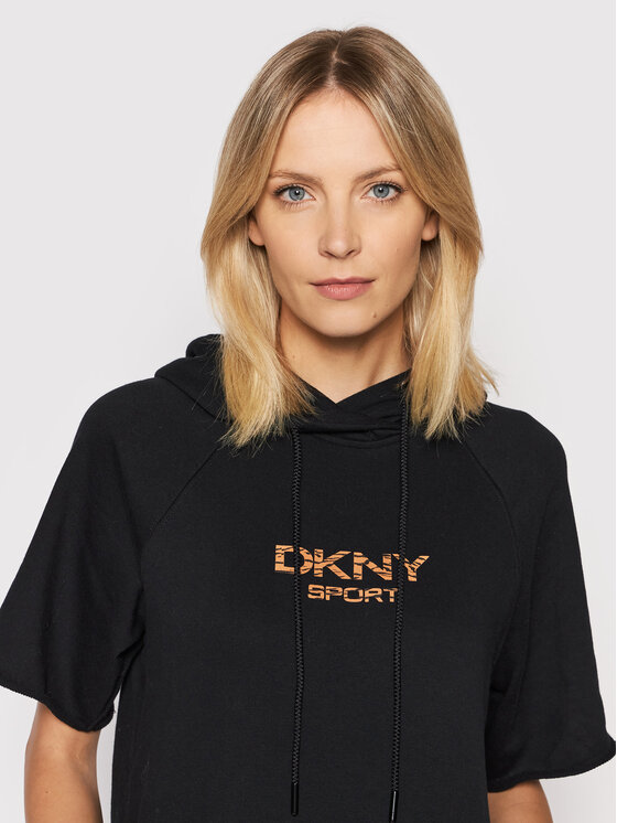 DKNY Sport DKNY Sport Trikotažinė suknelė DP1D4494 Juoda Regular Fit