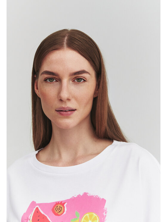 TATUUM TATUUM T-Shirt NILS 1 Biały Classic Fit