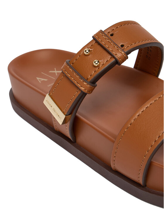 Armani Exchange Armani Exchange Klapki XW002575 AF21266 U6123 Brązowy