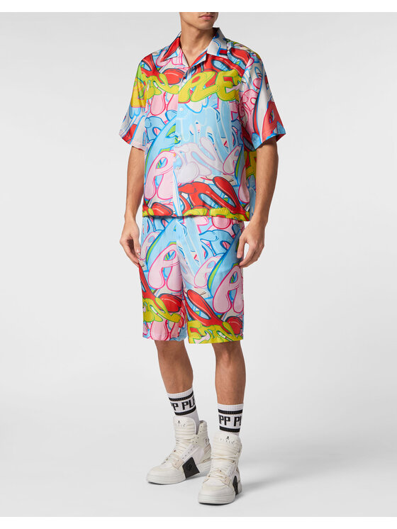 PHILIPP PLEIN PHILIPP PLEIN Koszula 15095 Kolorowy Regular Fit