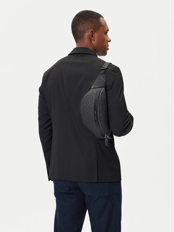 MICHAEL Michael Kors MICHAEL Michael Kors torba za okoli pasu Greyson 33S0LGYC1B Črna