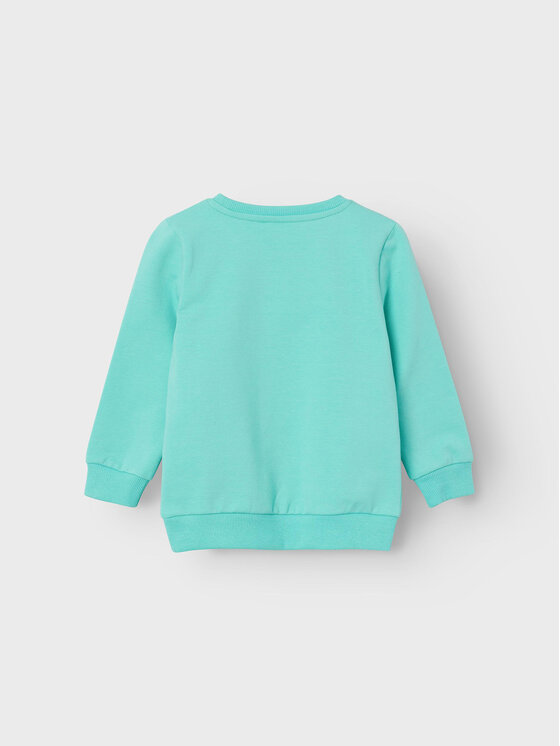 NAME IT NAME IT Felpa Bowis 13226397 Turchese Regular Fit