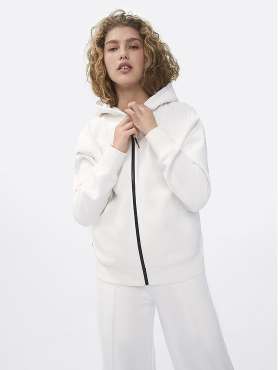 Sprandi Sprandi Pulóver SP22-BLDR101 Fehér Relaxed Fit