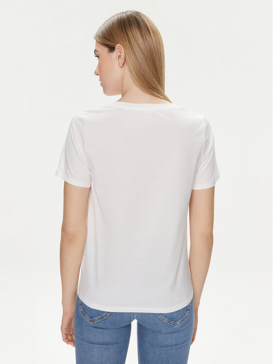 United Colors Of Benetton United Colors Of Benetton Marškinėliai 3J5CD106R Balta Regular Fit