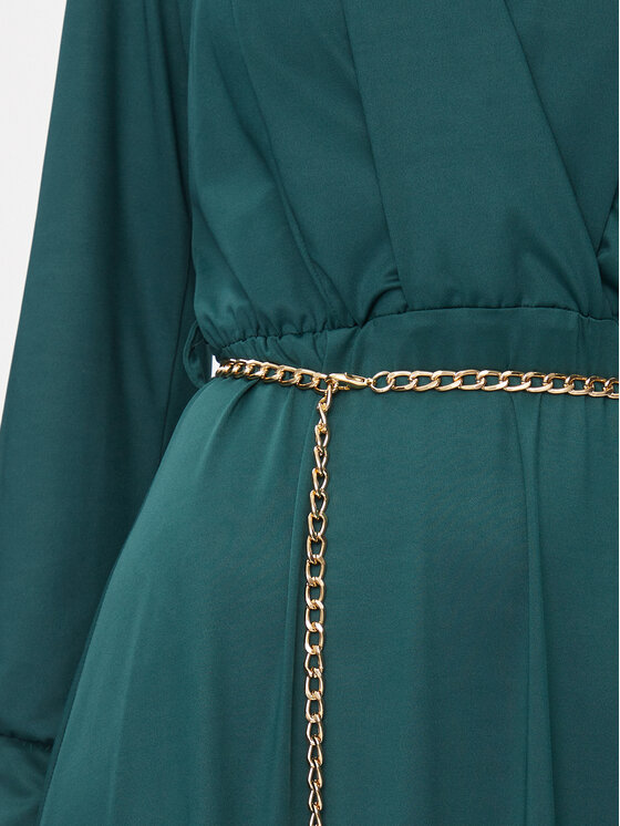 Rinascimento Rinascimento Coctailkleid CFC0116384003 Grün Regular Fit