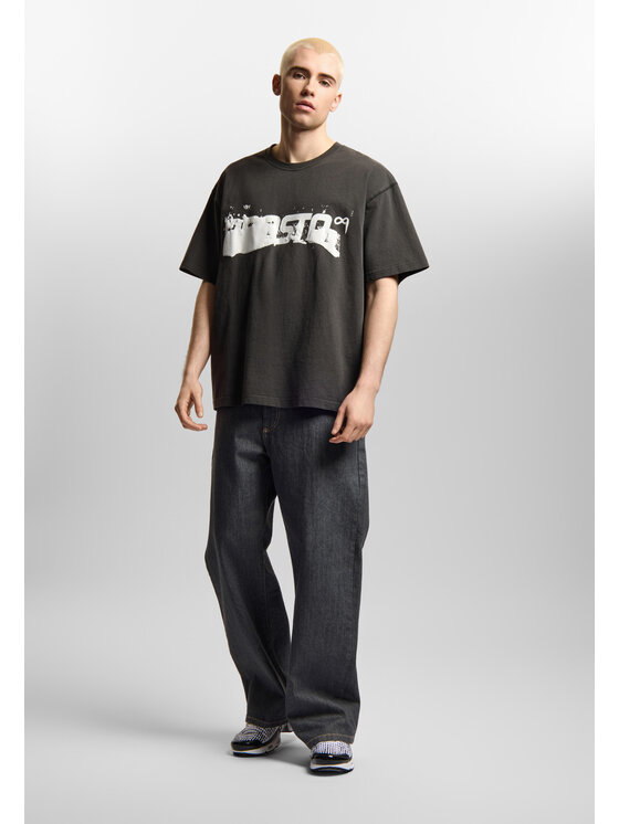 PROSTO. PROSTO. T-Shirt Splash Czarny Regular Fit