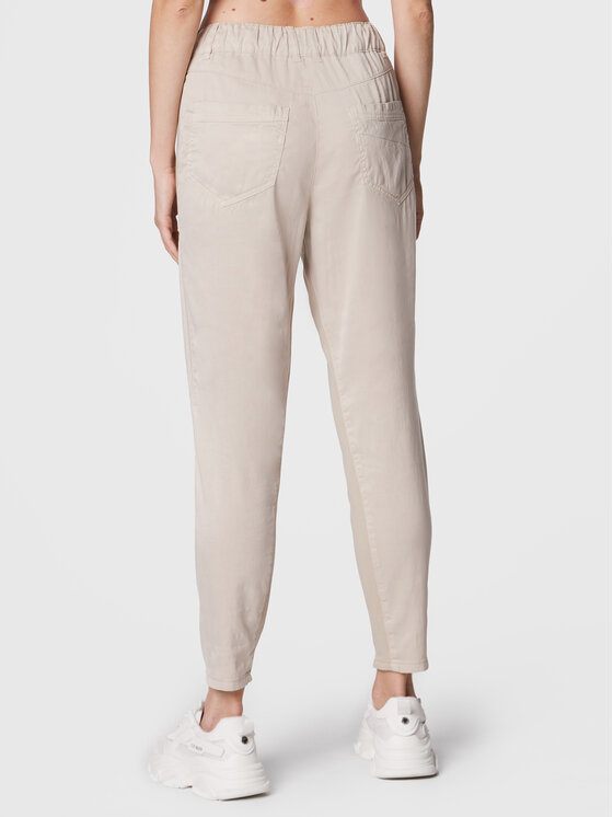 Marc Aurel Marc Aurel Hlače iz tkanine 1615 2300 93133 Bež Loose Fit