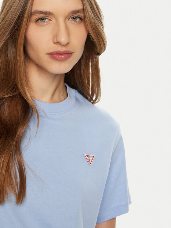 Guess Jeans Guess Jeans T-Shirt W4YI05 K8HM0 Blau Regular Fit