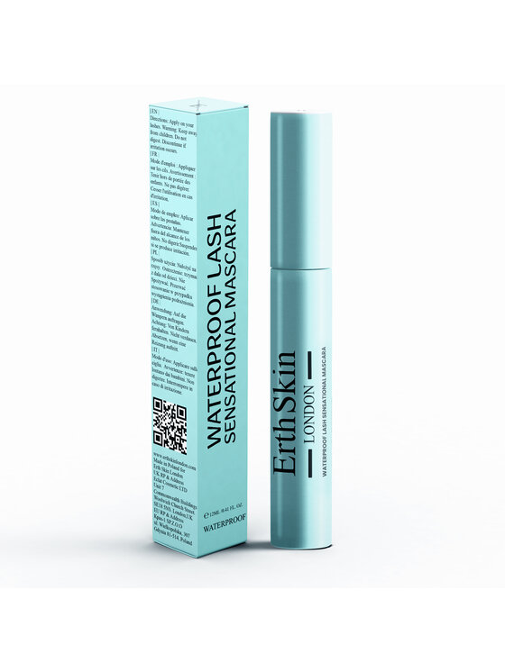 Erthskin London Erthskin London WODOODPORNY TUSZ DO RZĘS SENSACYJNY Tusz do rzęs Transparent