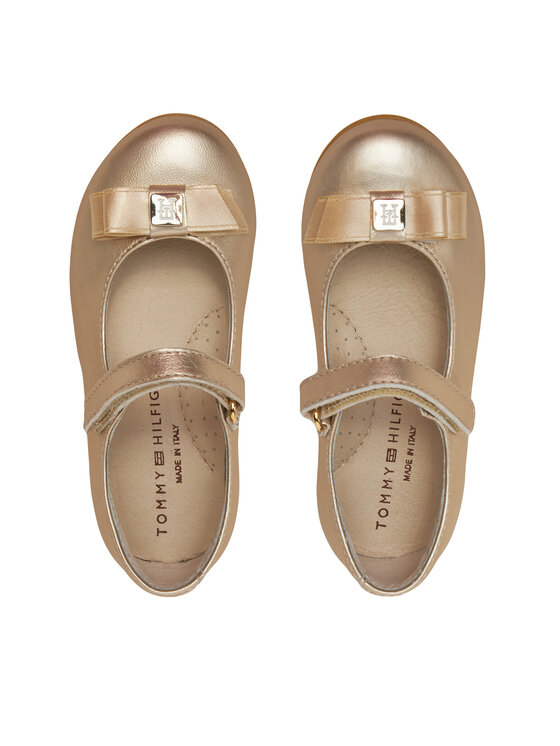 Tommy Hilfiger Tommy Hilfiger Baleriny Ballerina T1A3-33927-0220 S Złoty