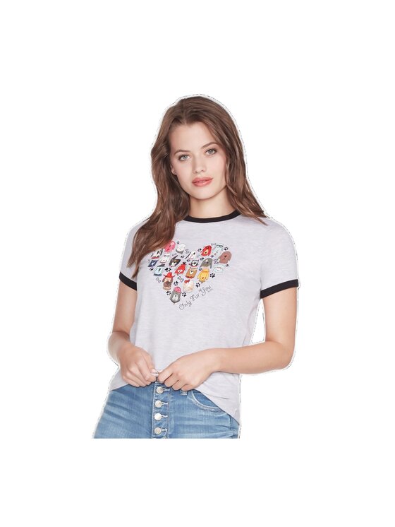 Skechers Skechers T-Shirt BW1TS12-LTGY Szary Regular Fit