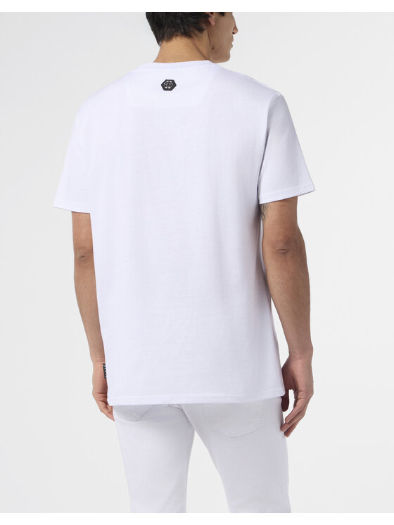 PHILIPP PLEIN PHILIPP PLEIN T-Shirt 29030 Biały Regular Fit