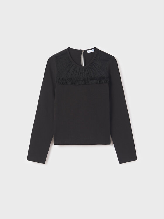 Mayoral Mayoral Bluza 7.043 Črna Regular Fit