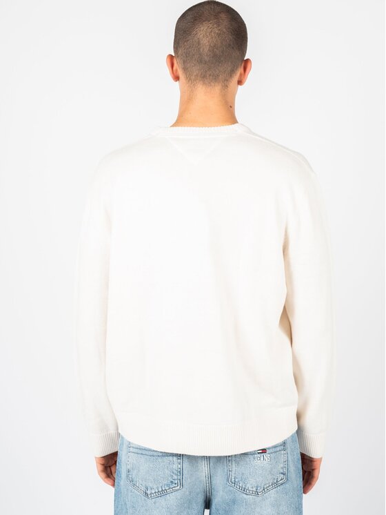Tommy Hilfiger Tommy Hilfiger Πουλόβερ DM0DM13045 Λευκό Regular Fit