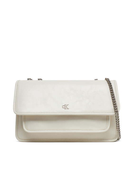 Calvin Klein Jeans Calvin Klein Jeans Rankinė Chain Ew Flap Conv Chain Bag LV04K3084G Écru