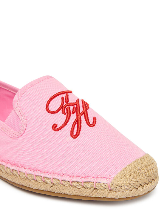Tommy Hilfiger Tommy Hilfiger Еспадрили Th Script Summer Espadrille FW0FW09240 Розов