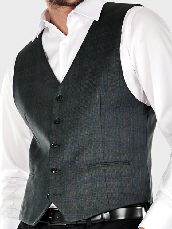 Evenemen Evenemen Kamizelka WILLIAM Z Zielony Slim Fit