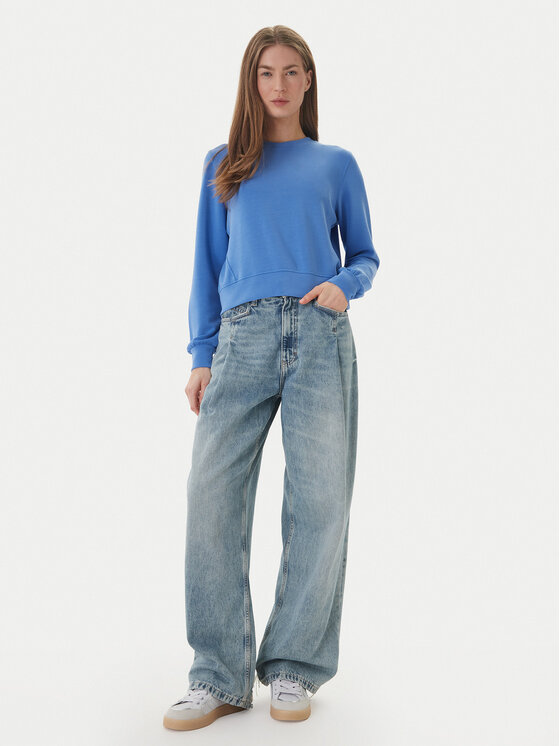ONLY ONLY Mikina Maya 15369155 Modrá Regular Fit