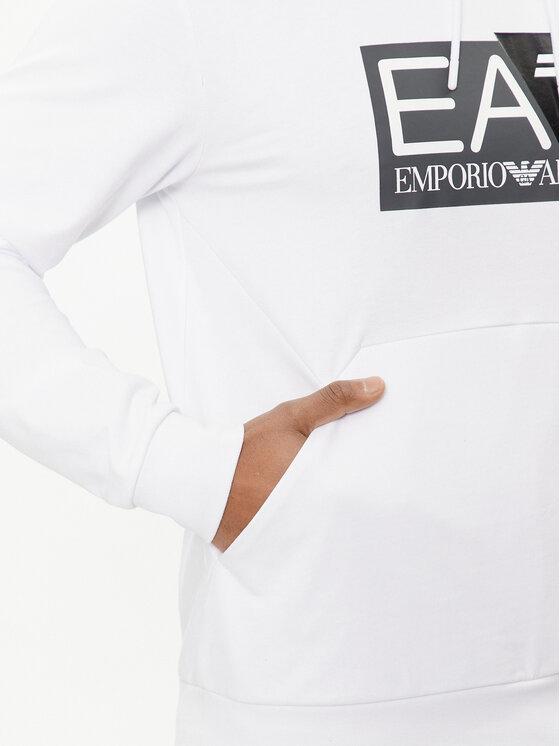 EA7 Emporio Armani EA7 Emporio Armani Світшот 3DPM62 PJ05Z 1100 Білий Regular Fit