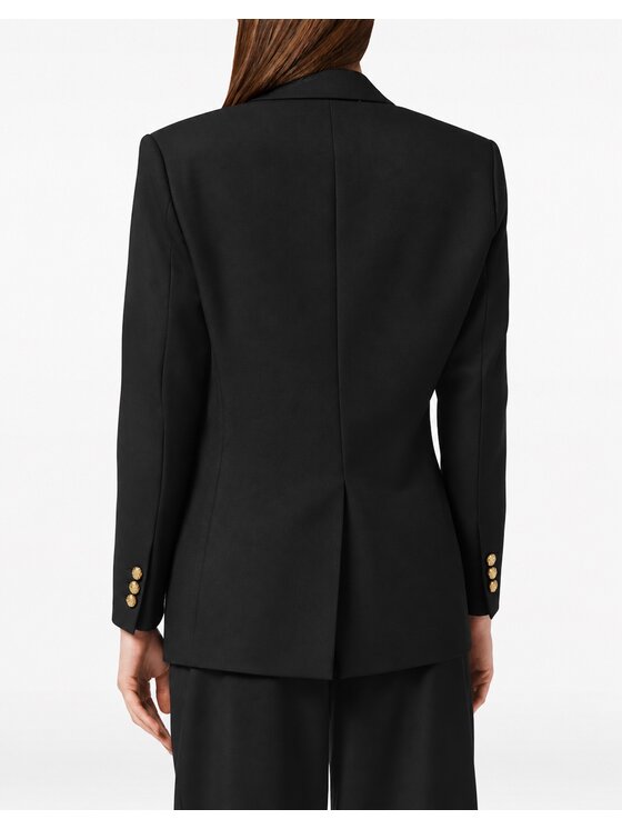 PHILIPP PLEIN PHILIPP PLEIN Marynarka 31566 Czarny Loose Fit