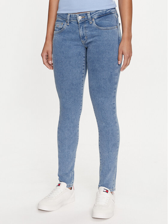 Tommy Jeans Džinsi Sophie DW0DW18237 Zils Skinny Fit