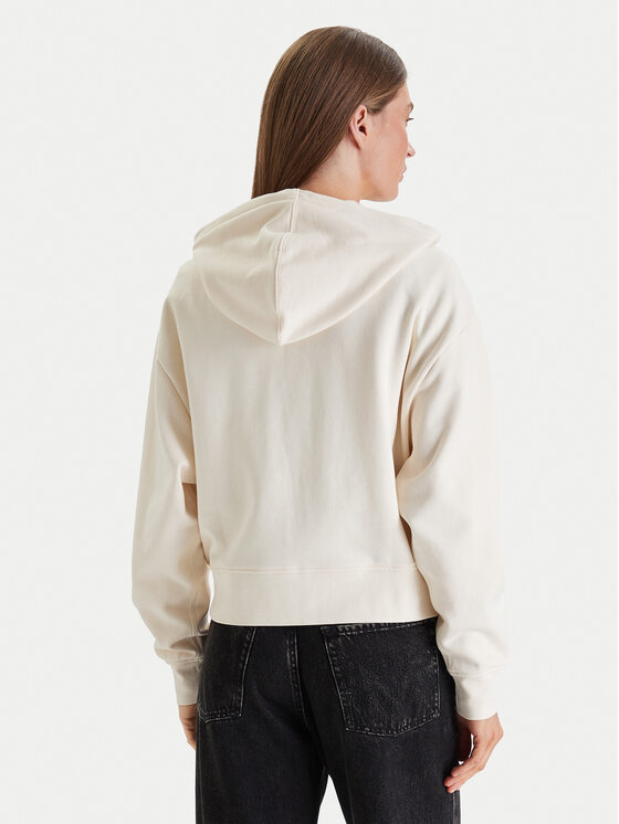 Calvin Klein Jeans Calvin Klein Jeans Majica dugih rukava Monogram LV047F208G Bež Relaxed Fit