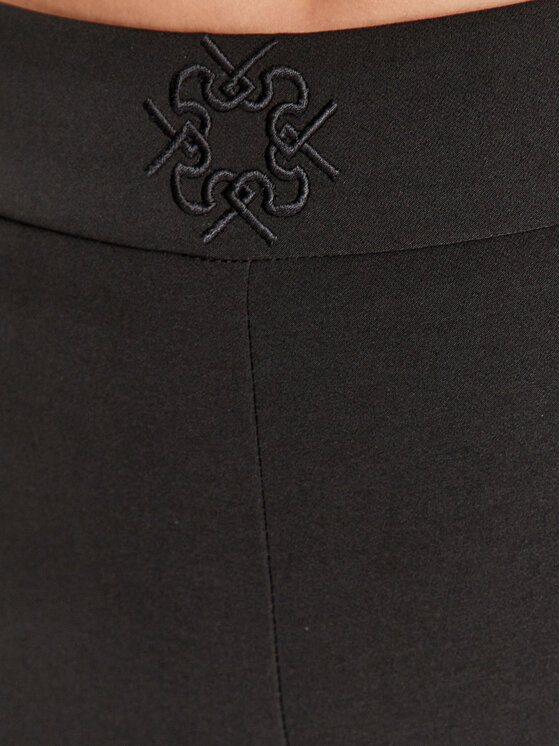 Rinascimento Rinascimento Hlače CFC0115593003 Crna Relaxed Fit