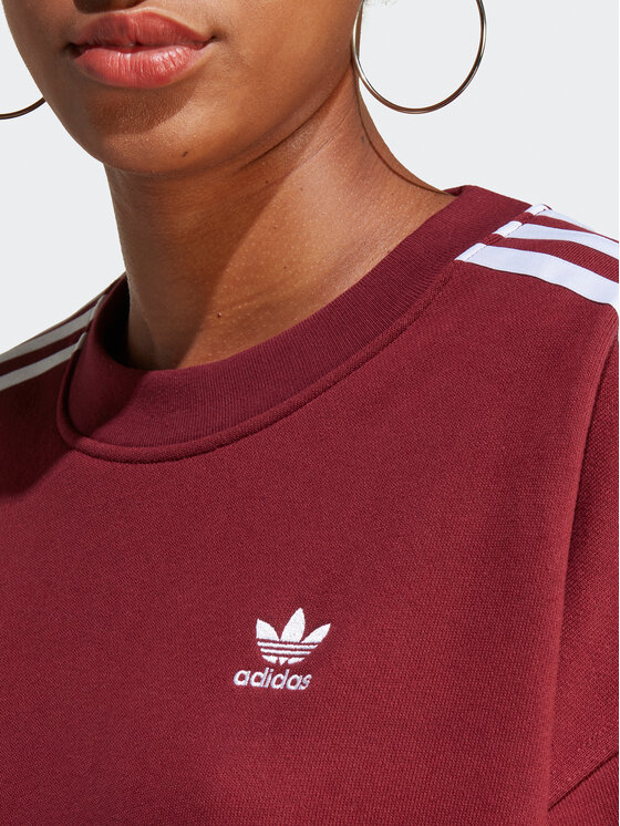 adidas adidas Світшот adicolor Classics IB7445 Бордовий Oversize