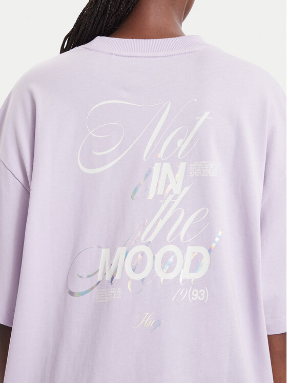 HUGO HUGO T-Shirt 50574524 Helllila Relaxed Fit