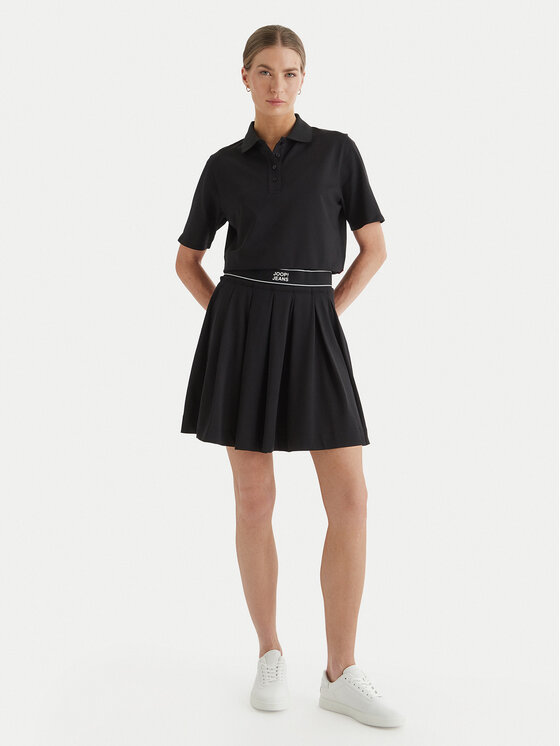 JOOP! Jeans JOOP! Jeans Plesirana suknja Taria 10100104 30100646 Crna Regular Fit